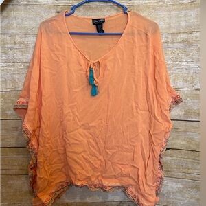 Margaritaville Orange Short Sleeve Top